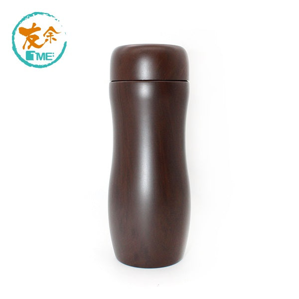 Purple Clay Bottle 200ml - Dark Wood