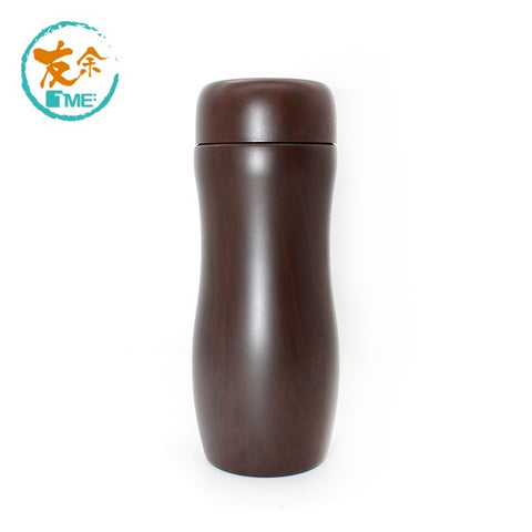 Purple Clay Bottle 200ml TM0004 - Dark Wood
