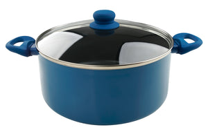Tasty Cookpot 28cm TY0043, dark blue grey, pot with lid